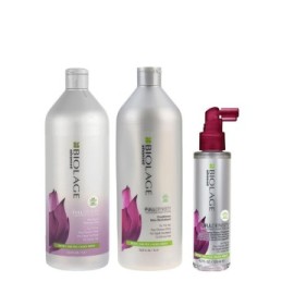 Biolage advanced FullDensity Shampoo 1000ml Conditioner 1000ml Spray 125ml - shampoo e balsamo capelli fini