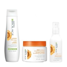 Biolage Sunsorials After sun shampoo 250ml Sun repair treatment 150ml Protective hair dry oil 150ml