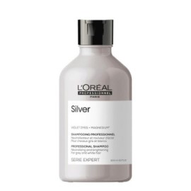 L'Oréal Professionnel Paris Serie Expert Silver Shampoo 300ml - antigiallo per capelli biondi bianchi e grigi