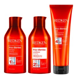 Redken Frizz Dismiss Kit Anticrespo Shampoo 300ml Conditioner 300ml Maschera 250ml